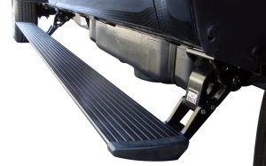 Chevrolet Silverado 3500 Running Boards - AMP Research - PowerStep Electric Running Board - Black - `11-`14